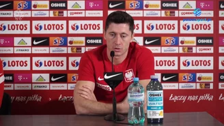 Robert Lewandowski: Nie możemy jeszcze myśleć o barażu. WIDEO (Polsat Sport)