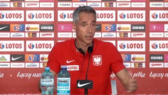 Euro 2020. Paulo Sousa: Milik i Lewandowski mogą być najlepszym duetem napastników w Europie. Wideo