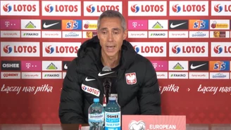 Polska-San Marino. Paulo Sousa: Byłem zadowolony z tej decyzji. Wideo