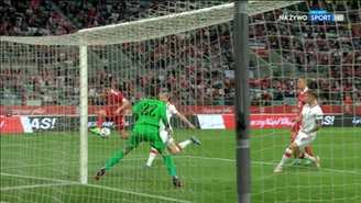 Polska - Rosja. Tak wyrównali Rosjanie. Gol Karawajewa. WIDEO (POLSAT SPORT)