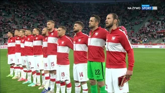 Polska - Rosja. Kibice i piłkarze odśpiewali hymn po długiej przerwie! WIDEO (POLSAT SPORT)