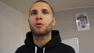 Trener Warty Poznań Dawid Szulczek o bramkarzu w murze. WIDEO