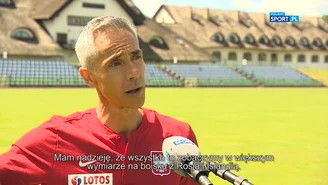 Polska - Rosja. Paulo Sousa: Mamy niesamowitą organizację w obronie (POLSAT SPORT). Wideo