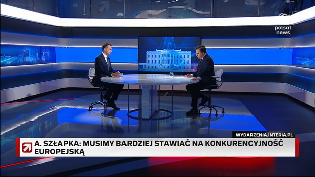 Adam Szłapka skomentował decyzję Komisji Europejskiej, która zaakceptowała drugi i trzeci wniosek o płatność z KPO na kwotę 40 mld zł.- Nam zależy, aby nadrobić opóźnienia poprzedniego rządu we wnioskach KPO. W przyszłym roku tez będą dwa wnioski do KE - powiedział minister ds. UE.Prowadzący spytał o słowa europosła Patryka Jakiego, który powiedział, że "za spłatę KPO zapłacimy więcej niż dostaniemy".- Myślę, że Jaki powinien zapisać się na podstawowy kurs matematyki. Część KPO to są dotacje, a część to niskoprocentowa pożyczka, która będzie pracowała w gospodarce - wyjaśnił.