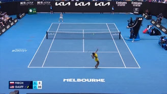  Coco Gauff pokonała Magdalenę Frech 6:1, 6:2. WIDEO