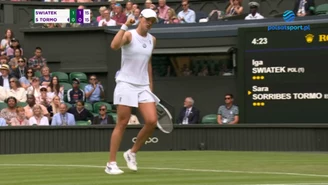 Najlepsze akcje Igi Świątek z Wimbledonu 2023. WIDEO