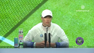 Iga Świątek i jej ostatnia konferencja prasowa na Wimbledonie 2023. WIDEO