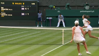 Najlepsze loby Igi Świątek podczas Wimbledonu 2023. WIDEO