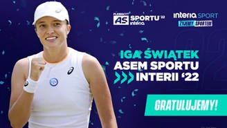 Iga Świątek została Asem Sportu 2022! WIDEO