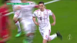 Lewandowski z dwiema bramkami. Bayer - Bayern 2-6. Wideo