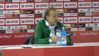 Gernot Rohr przed meczem z Polską. Wideo