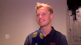 Frenkie de Jong po przyjeździe do Barcelony: Jestem naprawdę szczęśliwy. Wideo