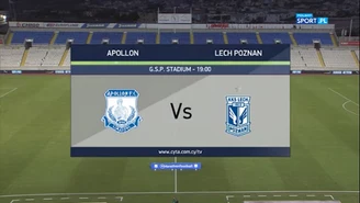 Apollon Limassol - Lech Poznań 0-5 - skrót (POLSAT SPORT). WIDEO