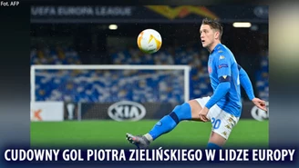 Liga Europy. Piękny gol Zielińskiego w meczu Napoli - Real Sociedad. Wideo