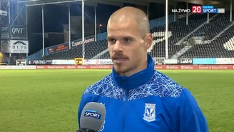 Charleroi - Lech. Filip Bednarek: To jest moja praca (POLSAT SPORT). Wideo