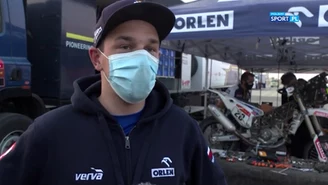 Rajd Dakar. Wypowiedzi Giemzy, Tomiczka i Wiśniewskiego po 4. etapie Rajdu Dakar (POLSAT SPORT). Wideo