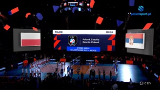 Siatkarskie ME. Polska - Serbia - SKRÓT. WIDEO (Polsat Sport)