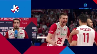 Polska -Rosja. ME siatkarzy 2021. Fabian Drzyzga: Czerpiemy radość z gry przed naszymi kibicami (POLSAT SPORT) Wideo