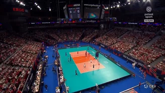 Polska - Rosja. ME siatkarzy. Skrót pierwszego seta. (POLSAT SPORT) Wideo