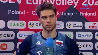 ME siatkarzy 2021. Aleksander Śliwka: Wygraliśmy za trzy punkty i zapominamy o tym meczu (POLSAT SPORT). Wideo