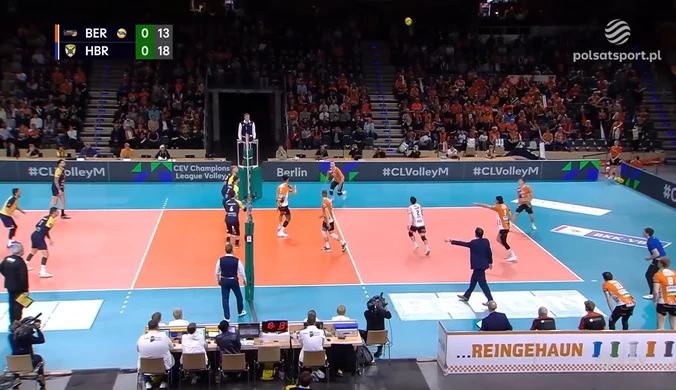 Berlin Recycling Volleys - Hebar Pazardzhik 3:2. Skrót meczu. WIDEO (Polsat Sport)