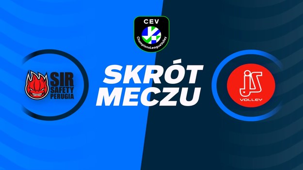 Skrót meczu Sir Susa Vim Perugia - VK Jihostroj Czeskie Budziejowice.