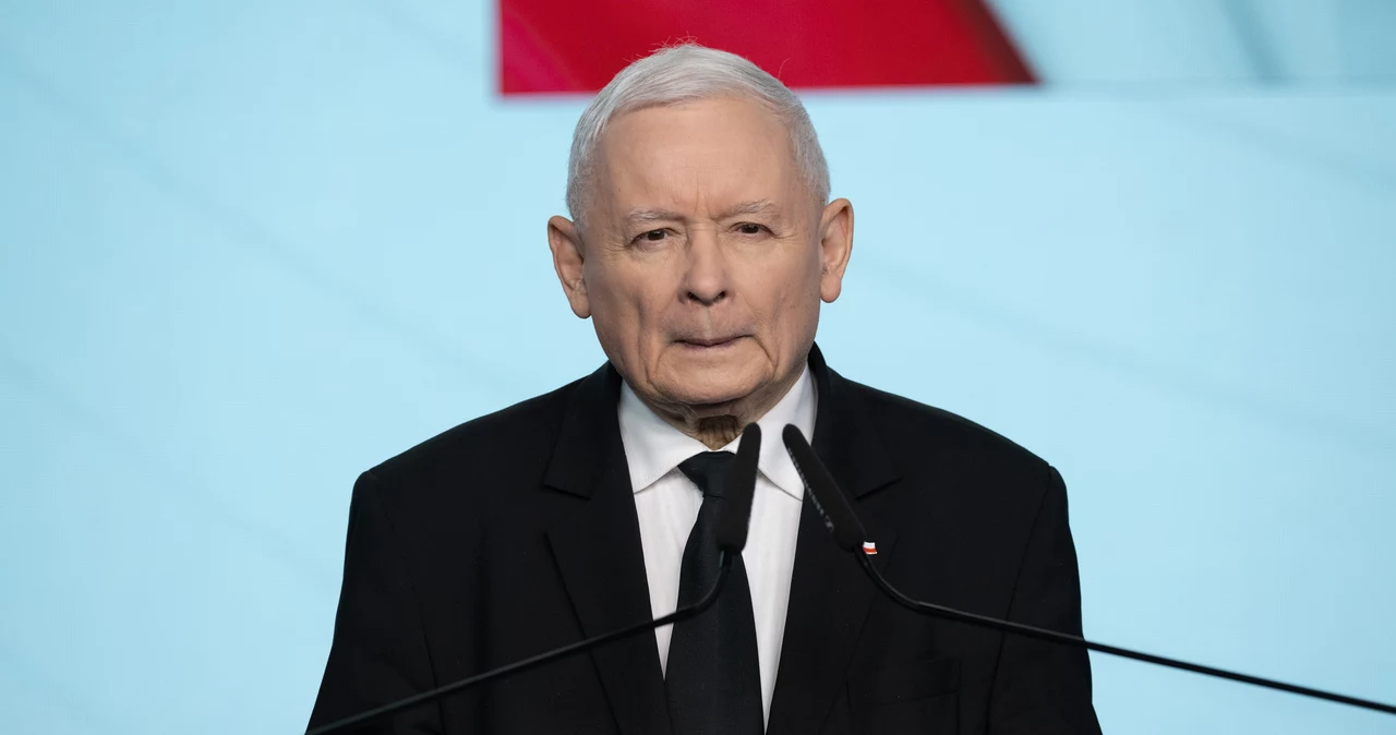 Prezes PiS Jarosław Kaczyński