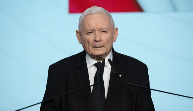 Kaczyński z ironią o prawyborach w KO. "W głowie Donalda Tuska"