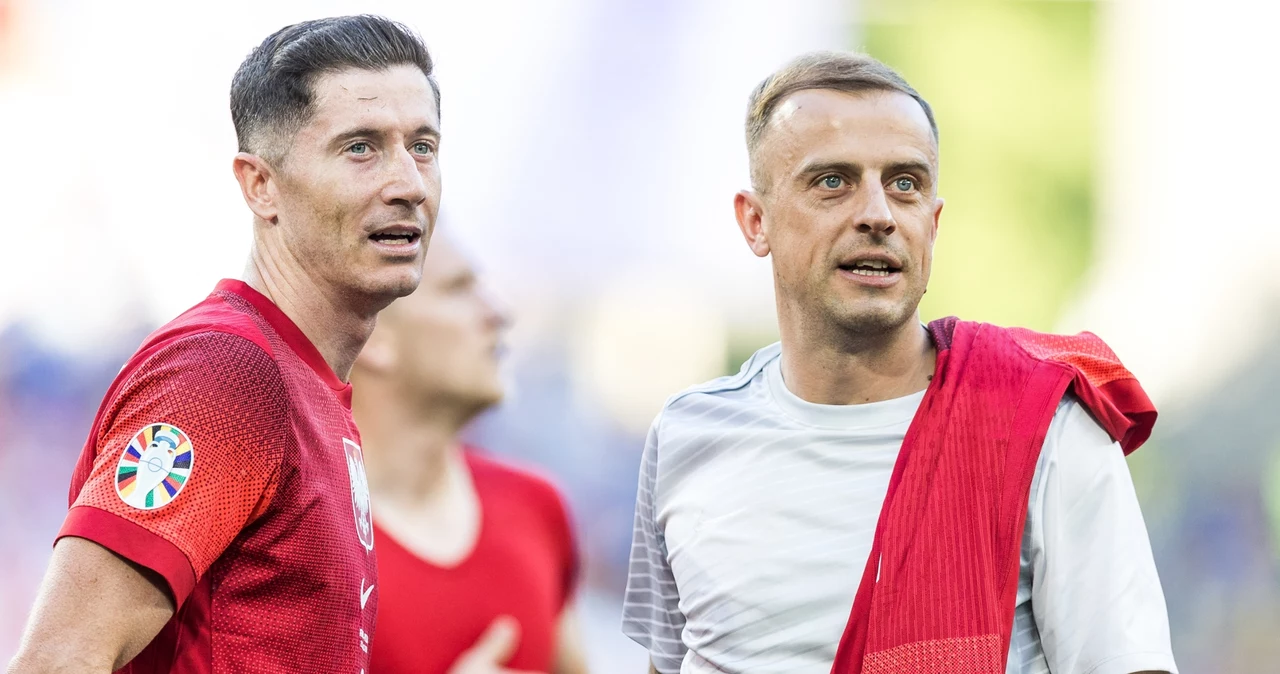 Robert Lewandowski i Kamil Grosicki