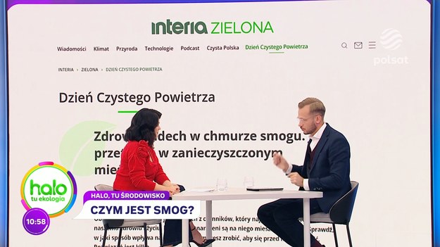 14 listopada obchodziliśmy Dzień Czystego Powietrza. Jest to szczególna okazja, aby zastanowić się nad tym, co możemy zrobić, aby jakość powietrza w Polsce była coraz lepsza i jak można wpłynąć na zwiększenie świadomości społeczeństwa w tym temacie. Dziś w ’’halo tu polsat’’ gościliśmy szefa serwisu Zielona Interia oraz autora podcastu ekologicznego - Przemysława Białkowskiego.  