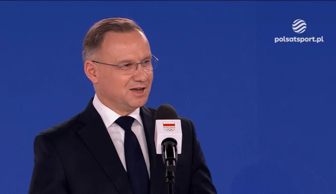 Andrzej Duda podsumował igrzyska olimpijskie w Paryżu: Był to wyjątkowy rok 