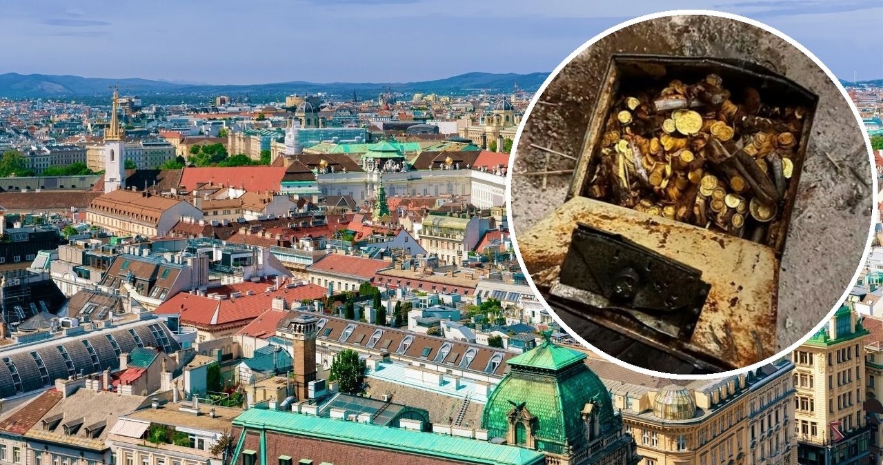 Znalazł w piwnicy skarb. Skrzynia pełna złotych monet