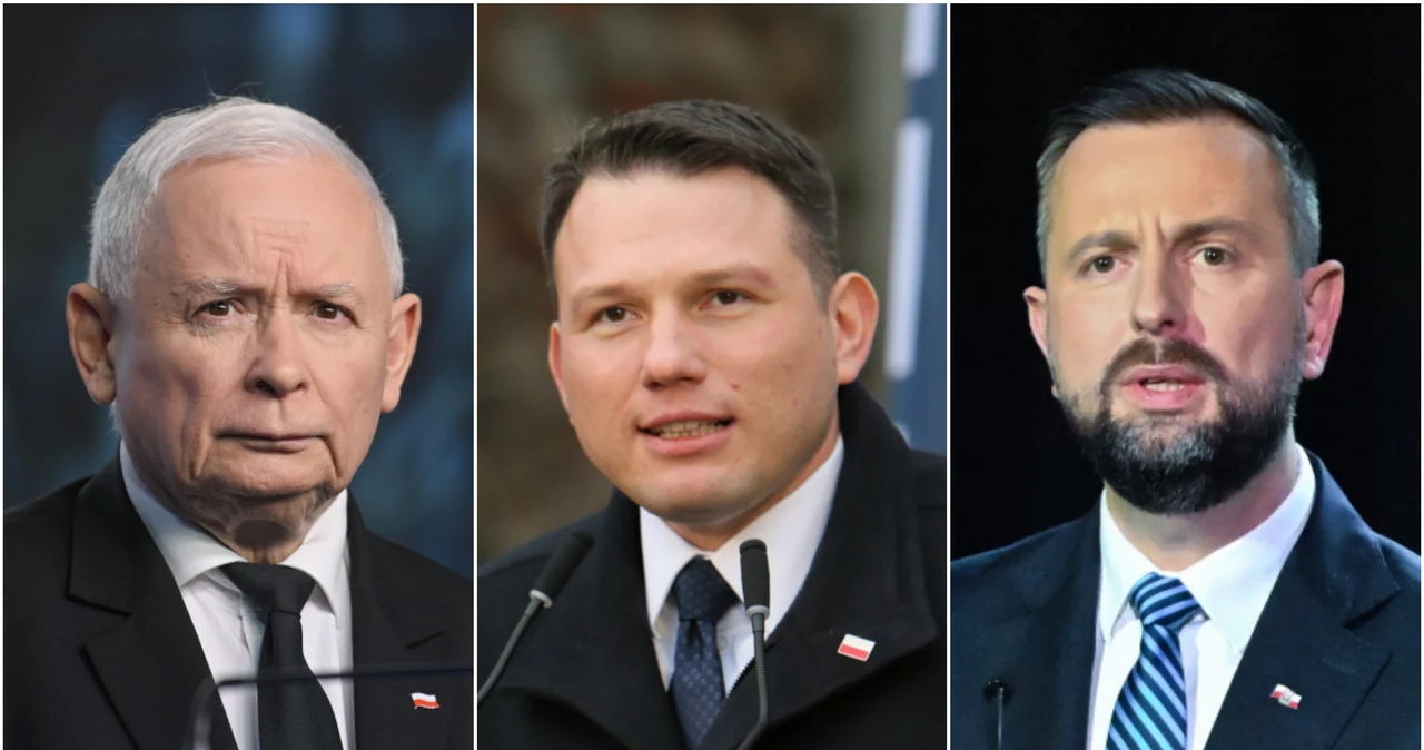 Jarosław Kaczyński, Sławomir Mentzen, Władysław Kosiniak-Kamysz