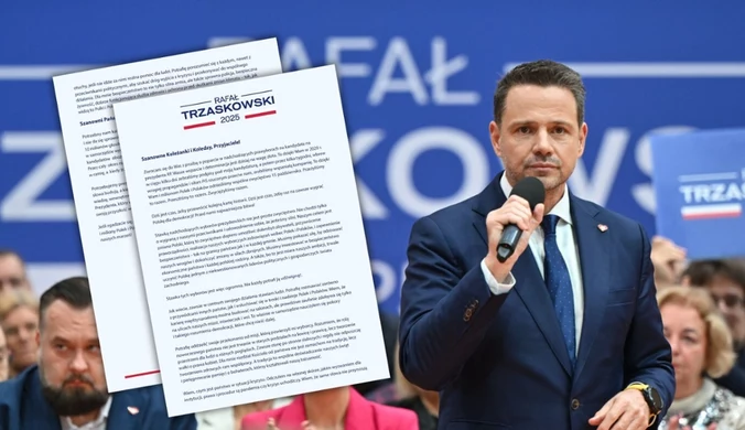 Prawybory w KO. Rafał Trzaskowski napisał list do członków partii