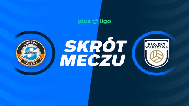 Skrót meczu Cuprum Stilon Gorzów - PGE Projekt Warszawa.