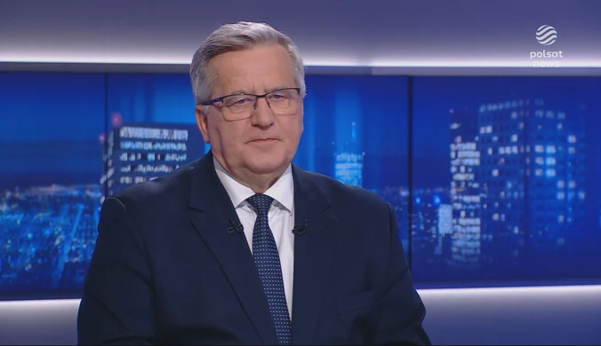 Komorowski w "Gościu Wydarzeń" o decyzji Amerykanów: Krok w dobrą stronę