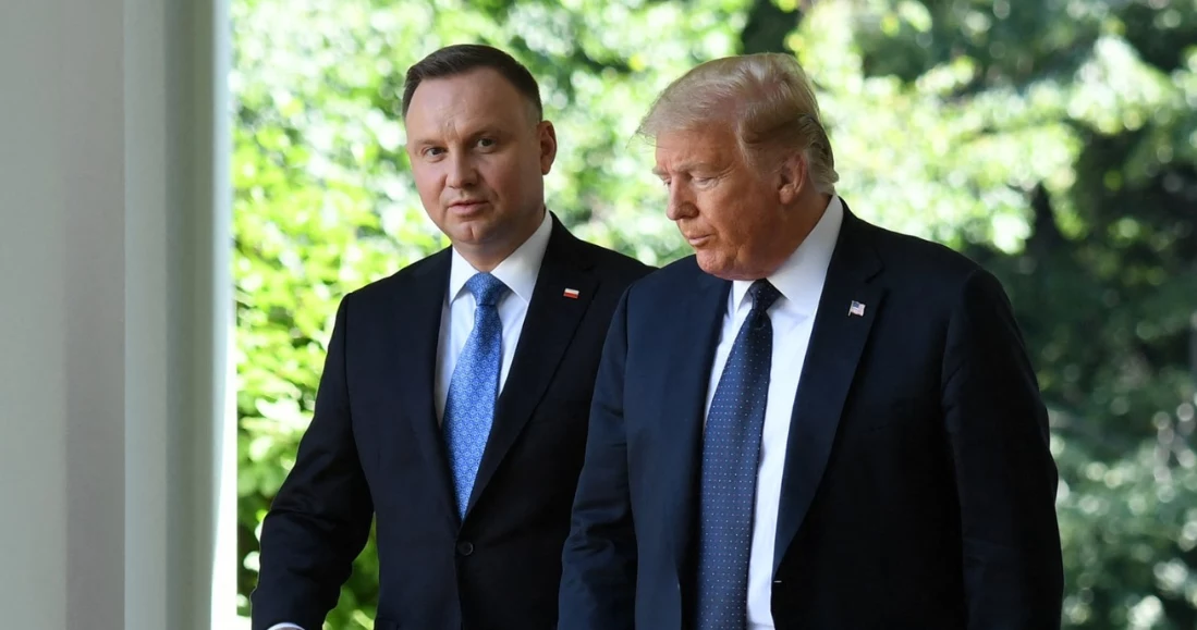 Andrzej Duda ujawnił szczegóły rozmowy z prezydentem elektem USA Donaldem Trumpem. Zdjęcie z 2020 roku