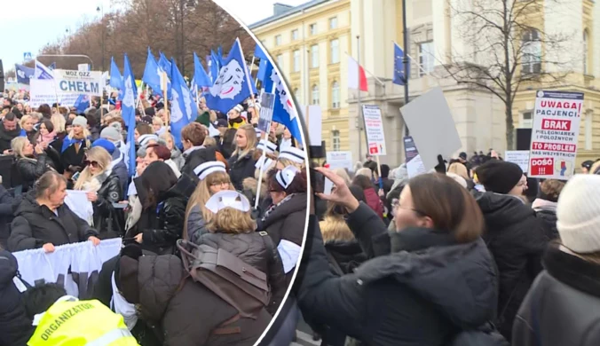 Tłumy na proteście w Warszawie. Żądają rozmowy z Tuskiem