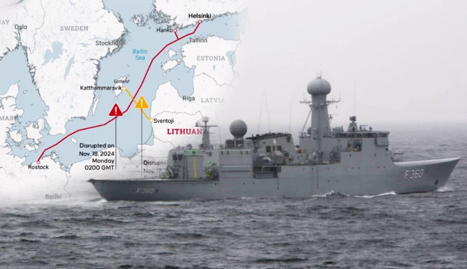 Okręty NATO w akcji. Nowe informacje o uszkodzeniu kabli