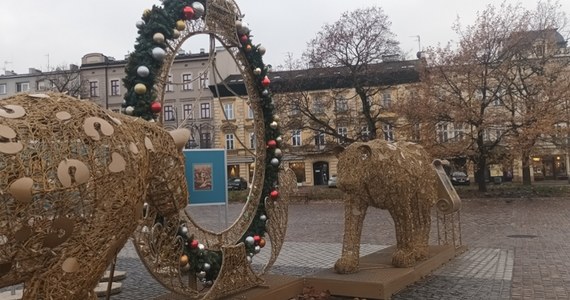 W Krakowie pojawiają się pierwsze ozdoby świąteczne. Stanęły już m.in. na Rynku Głównym, a kolejne każdego dnia są montowane w innych miejscach.