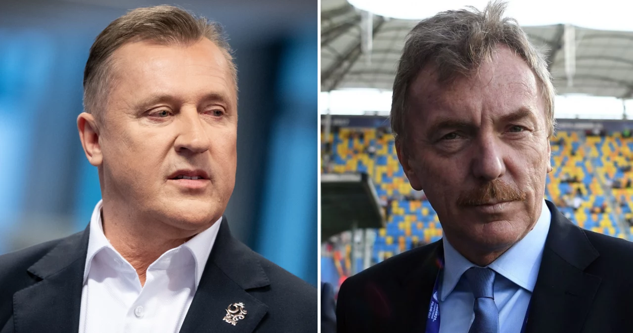 Cezary Kulesza i Zbigniew Boniek