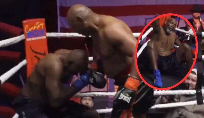 Mike Tyson "pokonany", 59-letnia legenda boksu rzuca rywala na deski. Oliver McCall oszalał [WIDEO]