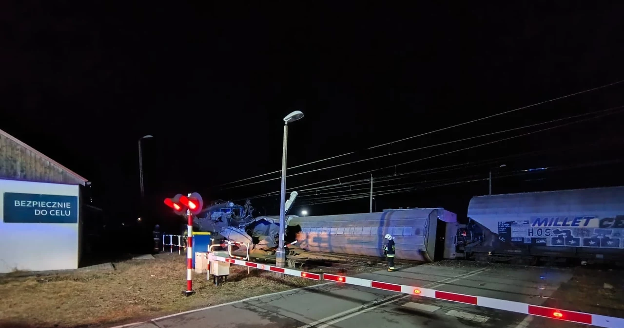 Zderzenie pociągów towarowych w Kuźni Raciborskiej