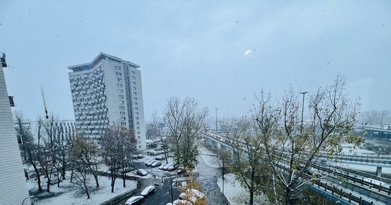 Zima zaskoczyła o poranku wielu mieszkańców Warszawy. Od kilku godzin w stolicy intensywnie sypie śnieg.