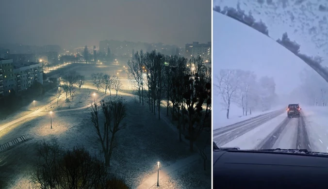 Biało w całej Polsce. Zdjęcia i nagrania robią wrażenie