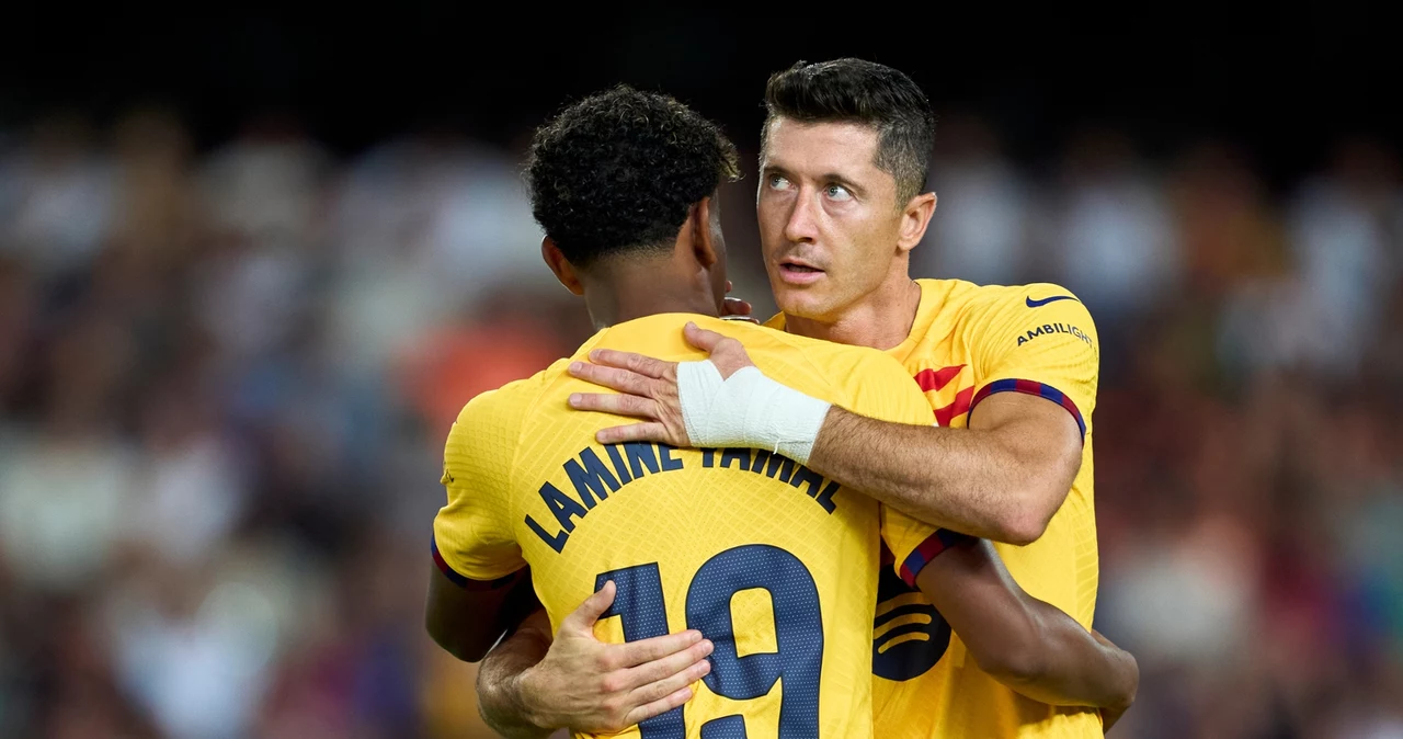 Robert Lewandowski wraz z resztą zawodników FC Barcelona będzie musiał jeszcze poczekać na powrót Lamine'a Yamala do gry