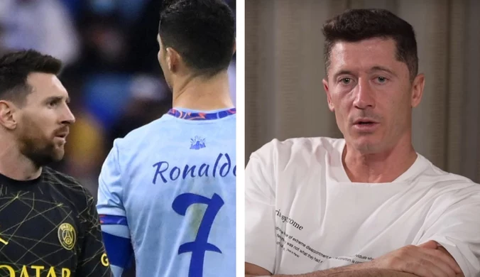 Robert Lewandowski bez ogródek o Ronaldo oraz Messim. I się zaczęło. Przybywa komentarzy