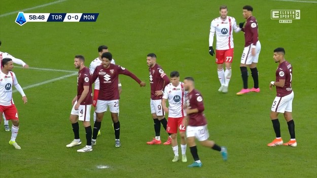 Skrót meczu Torino FC – AC Monza. 
Gole: 59. Masina (Lazaro) - 63. Djuric (Kyriakopoulos). 
Kartki: 45. Adams (TOR) - 61. Bianco (MON). 
