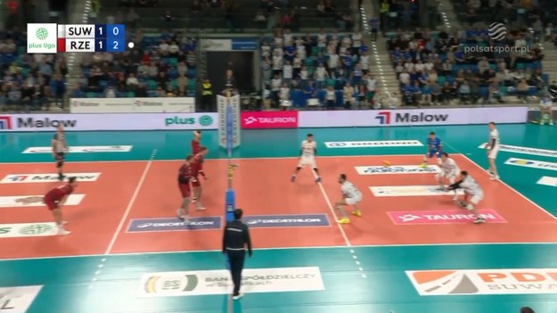 MKS Ślepsk Malow Suwałki – Asseco Resovia Rzeszów 3:2 (21:25, 25:13, 19:25, 25:18, 16:14). Siatkówka, PlusLiga 2024/2025 - 13. kolejka. Matias Sanchez wrócił do gry po przerwie spowodowanej kontuzją.