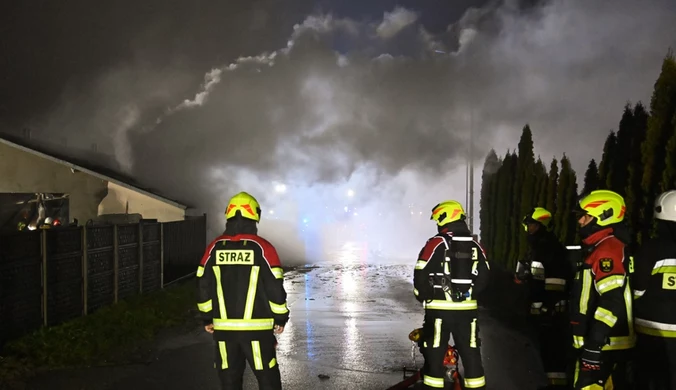 Potężny pożar na Pomorzu. Wezwano ponad 100 strażaków 